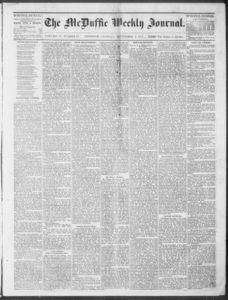 McDuffie weekly journal, 1874 September 2