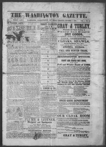 The Washington gazette, 1866 October 5