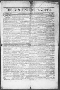 The Washington gazette, 1867 February 1
