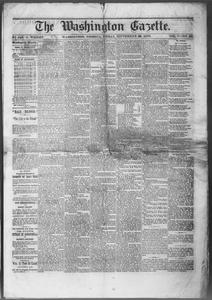 The Washington gazette, 1870 September 23