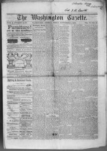 The Washington gazette, 1871 September 8