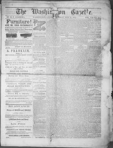 The Washington gazette, 1873 January 31