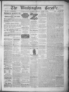 The Washington gazette, 1873 April 4