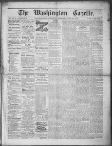 The Washington gazette, 1873 June 20