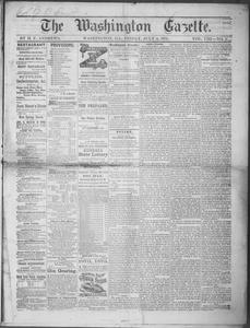 The Washington gazette, 1873 July 4