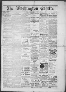 The Washington gazette, 1873 November 21