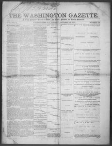 The Washington gazette, 1875 October 22