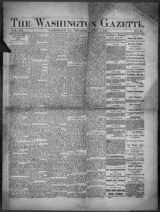 The Washington gazette, 1878 April 4