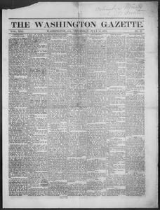 The Washington gazette, 1878 July 11