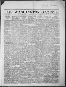 The Washington gazette, 1878 August 15