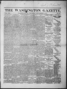 The Washington gazette, 1878 September 12
