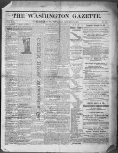 The Washington gazette, 1878 October 3