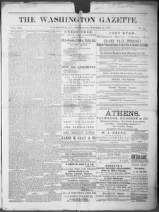 The Washington gazette, 1878 October 24