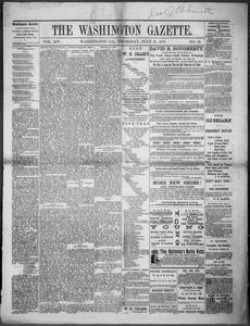 The Washington gazette, 1879 July 31