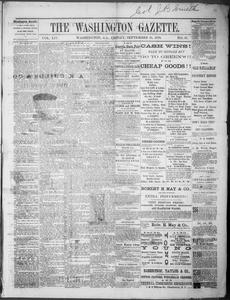 The Washington gazette, 1879 September 19