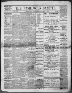 The Washington gazette, 1879 October 3