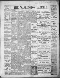 The Washington gazette, 1879 October 10