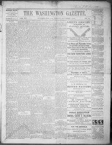 The Washington gazette, 1880 October 8