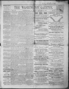 The Washington gazette, 1880 October 29