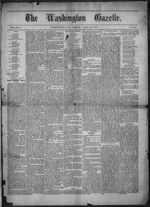 The Washington gazette, 1882 April 21