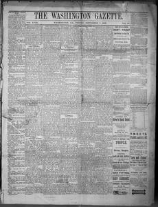 The Washington gazette, 1883 September 7