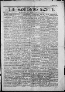 The Washington gazette, 1885 April 10