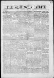 The Washington gazette, 1885 May 8