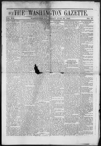 The Washington gazette, 1885 June 26
