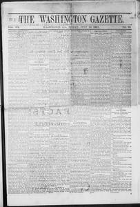 The Washington gazette, 1885 July 10