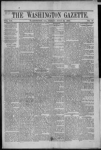 The Washington gazette, 1885 July 24