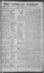 The American patriot, 1812 May 12