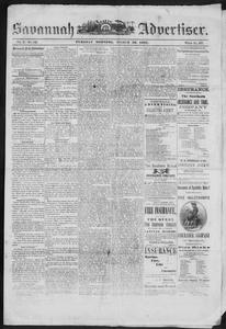 The Savannah daily advertiser, 1867 March 19