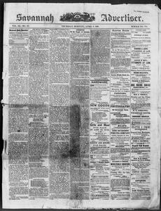 The Savannah daily advertiser, 1868 April 2