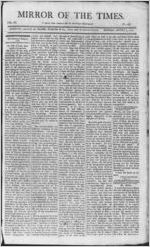 Mirror of the times, 1812 August 3