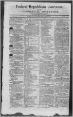 Federal republican advocate, and commercial advertiser, 1807 October 26