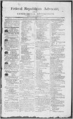 Federal republican advocate, and commercial advertiser, 1807 December 14