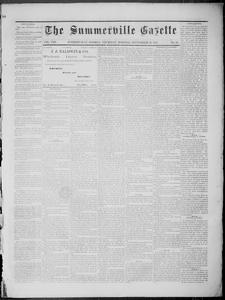 The Summerville gazette, 1881 September 29