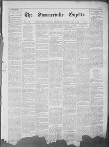 The Summerville gazette, 1885 April 15