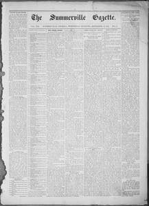 The Summerville gazette, 1885 September 30
