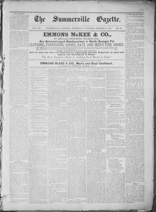 The Summerville gazette, 1885 October 21