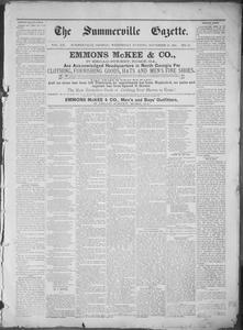 The Summerville gazette, 1885 November 25
