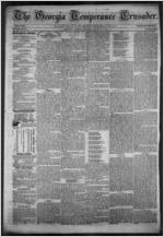 The Georgia temperance crusader, 1858 March 11