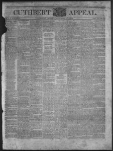 Cuthbert weekly appeal, 1870 September 17