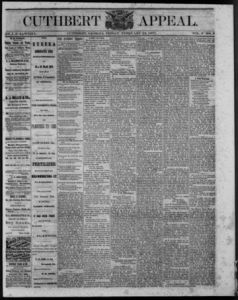Cuthbert weekly appeal, 1871 February 24