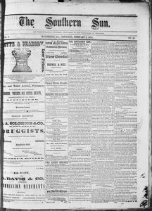 The Southern sun, 1870 February 3