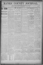 Banks County journal, 1906 August 9