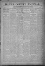 Banks County journal, 1908 January 16