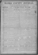 Banks County journal, 1908 November 12