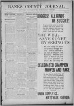 Banks County journal, 1909 July 1