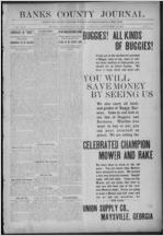 Banks County journal, 1909 September 30